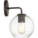 Farmhouse Outdoor Wall Lantern in Oil Rubbed Bronze