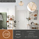 Burnett 2 Light 14 inch Muted Brass Semi-Flush Mount Ceiling Light