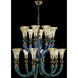 Tinta 16 Light 42 inch Winter Brass Pendant Ceiling Light