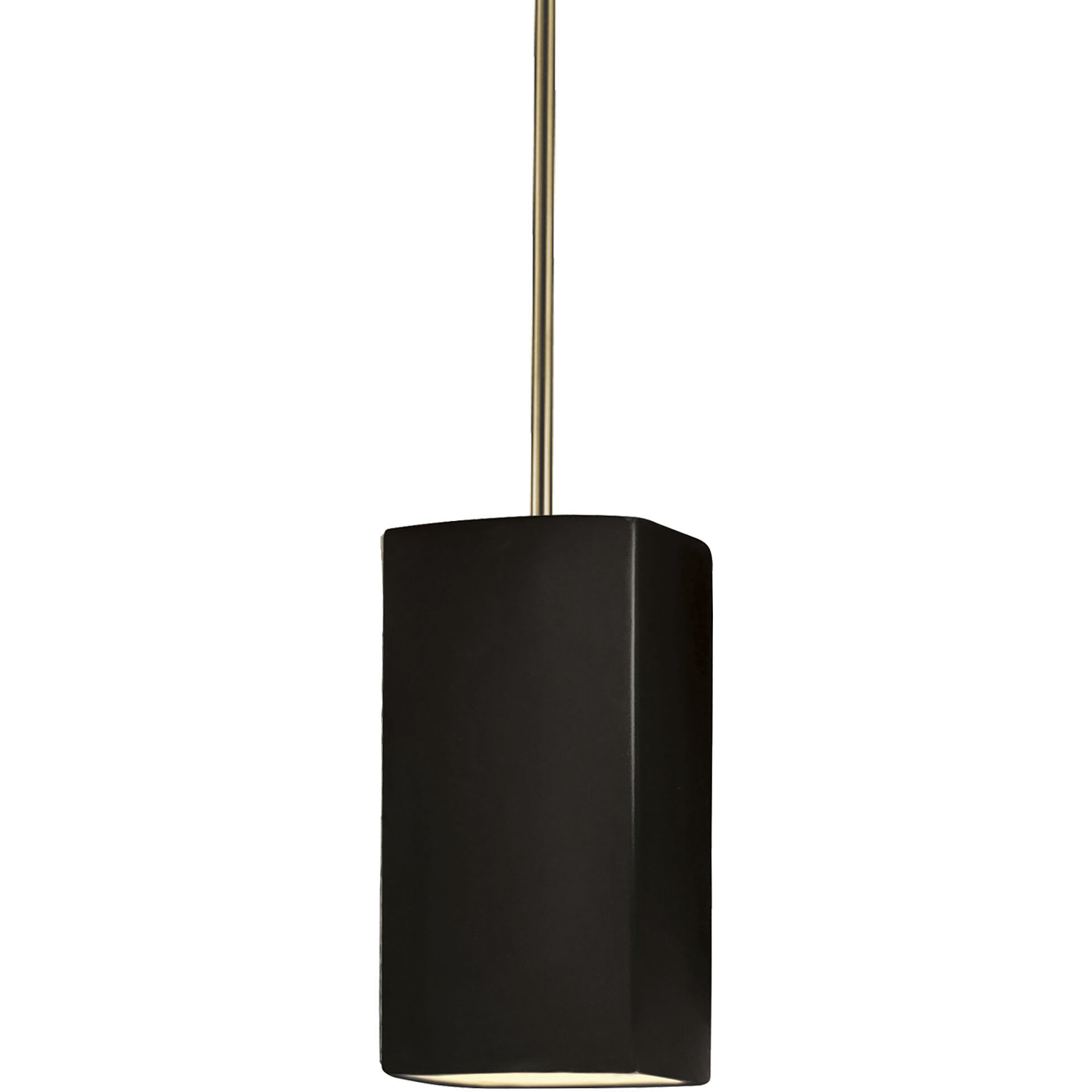Radiance Collection 1 Light 5.5 inch Gloss Blush with Antique Brass Pendant Ceiling Light