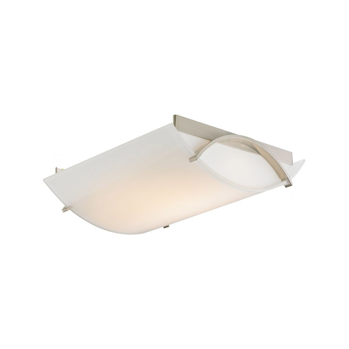 Curva Satin Nickel 13 inch Recessed Light Shade