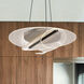Geneva LED 17.75 inch Matte Black Pendant Ceiling Light
