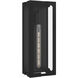 Young 1 Light 18 inch Matte Black Outdoor Wall Lantern