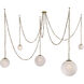 Marbelle 5 Light 84.5 inch Legacy Brass Pendant Ceiling Light