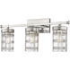Archer 3 Light 25 inch Polished Nickel Vanity Wall Light