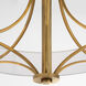 Imperial 6 Light 32 inch Brushed Brass Pendant Ceiling Light