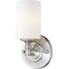 Cannondale 1 Light 5.75 inch Brushed Nickel Wall Sconce Wall Light