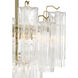 Sophia 5 Light 17.75 inch Brass Semi Flush Mount Ceiling Light