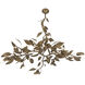 Seraphine 11 Light 60 inch Weathered Gold Linear Chandelier Ceiling Light