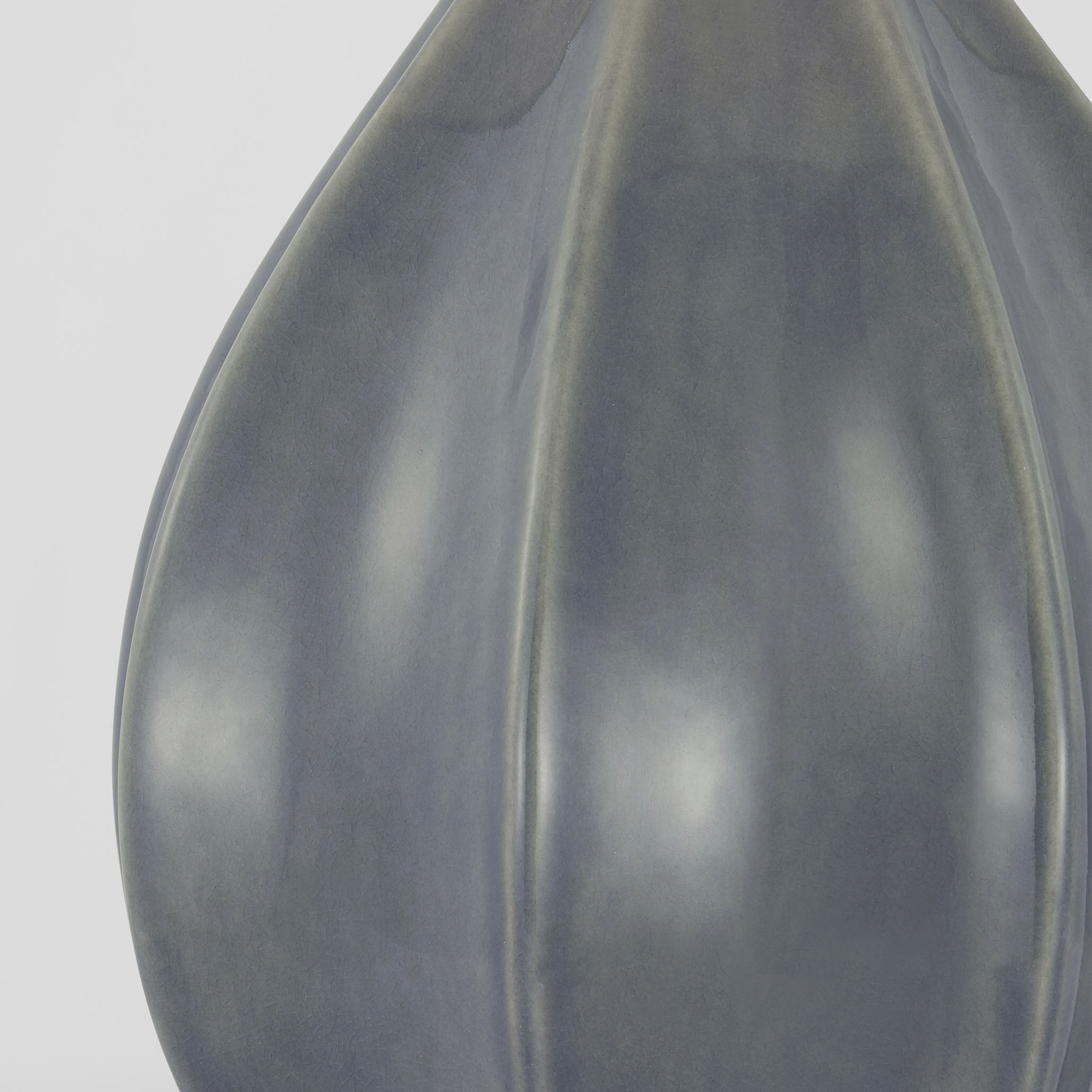 AERIN Rana 30 inch 15.00 watt Polar Blue Crackle Table Lamp Portable Light, Large