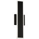 Bastone LED 18.03 inch Black Outdoor Wall Light in 3000K, dweLED