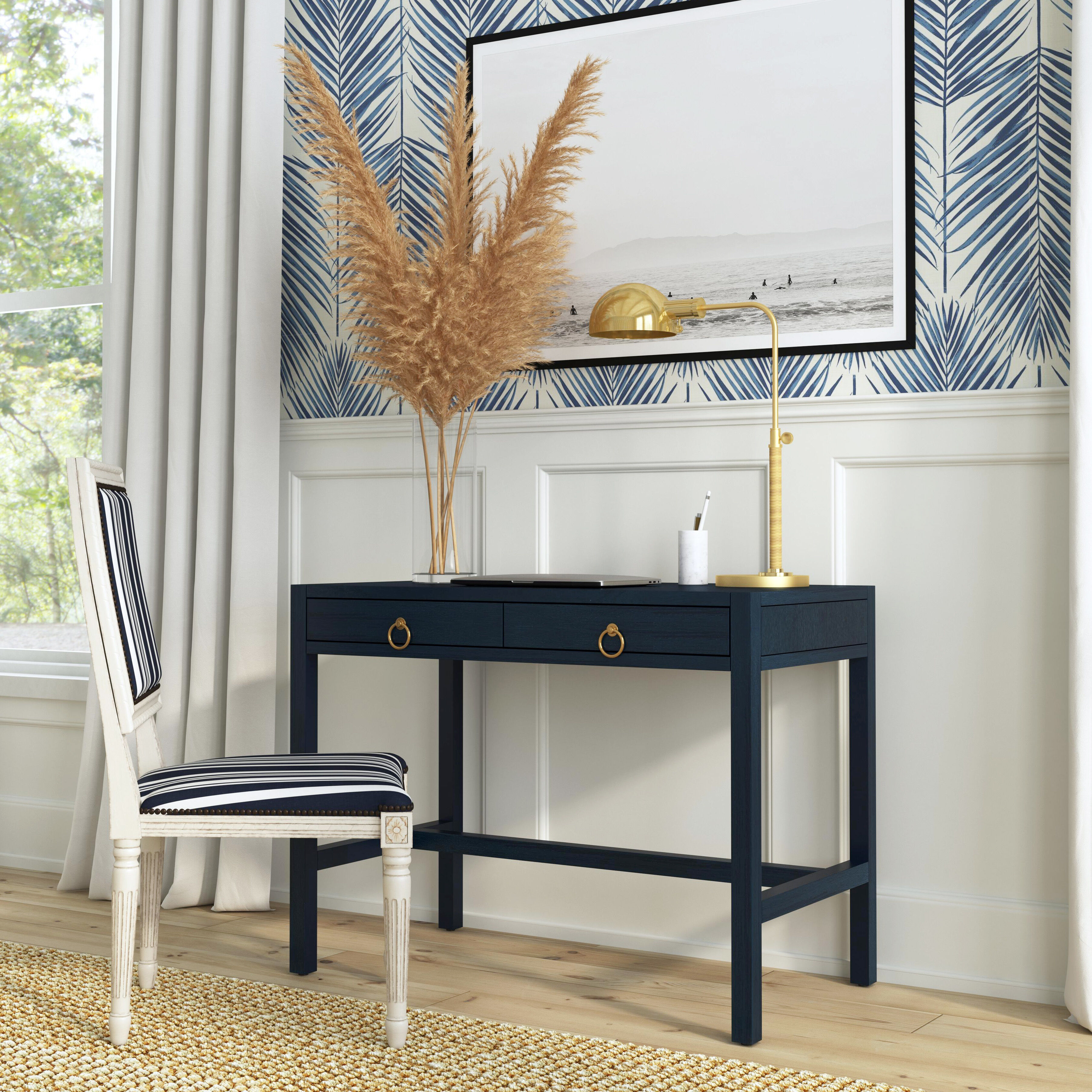 Lark Desk in Navy Blue