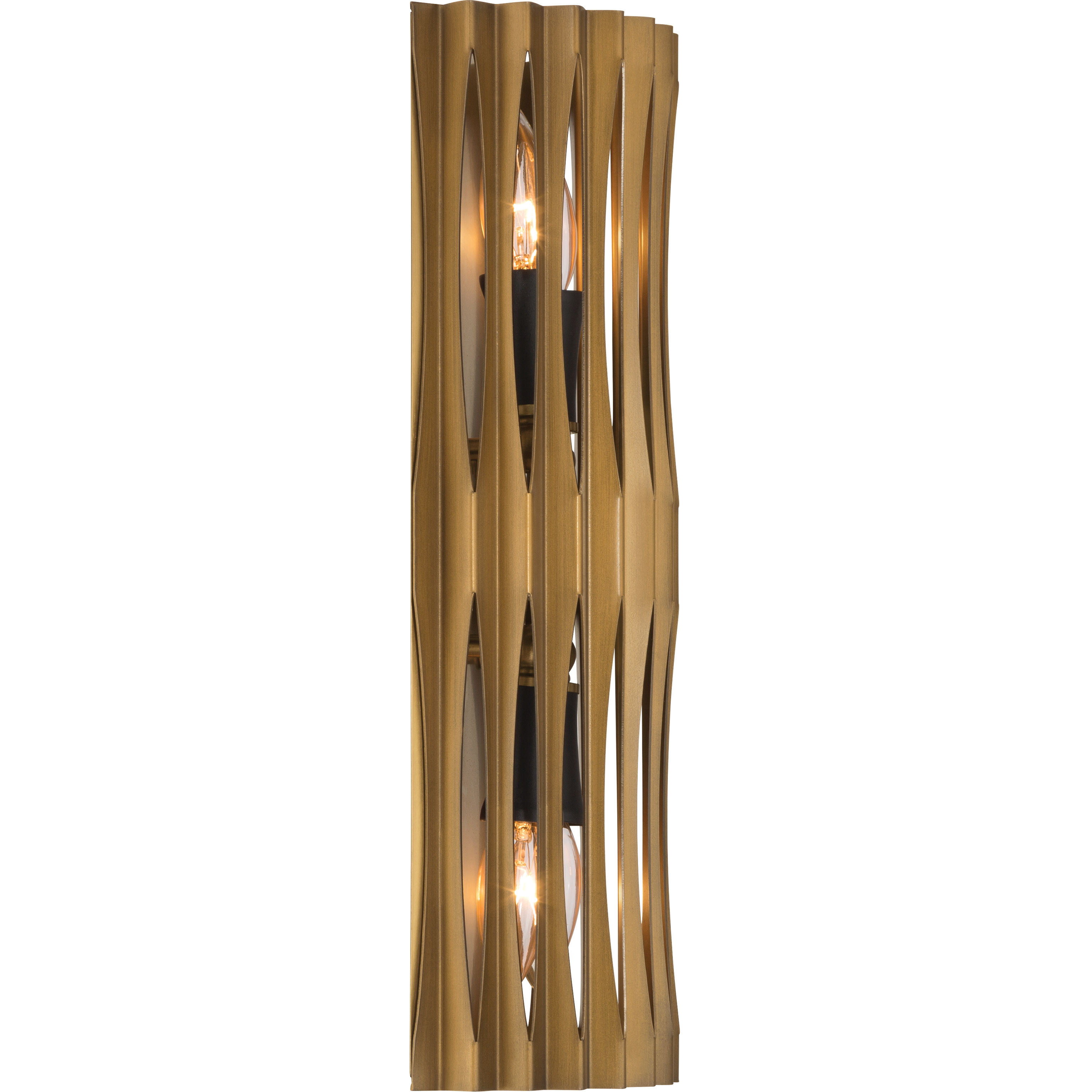 Aven 4 Light 6.75 inch Sand Coal Black and Legacy Brass ADA Wall Sconce Wall Light