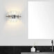 Miroir 4 Light 18 inch Polished Nickel Vanity Light Wall Light