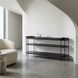 Cassio 79 X 20 inch Matte Black Console