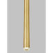 Sean Lavin Pylon LED Natural Brass Pendant Ceiling Light, Integrated LED