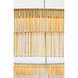 Kelly Wearstler Differo LED 50 inch Gild Layered Ring Chandelier Ceiling Light