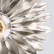 Broche Bath Sconce Wall Light in Antique Silver