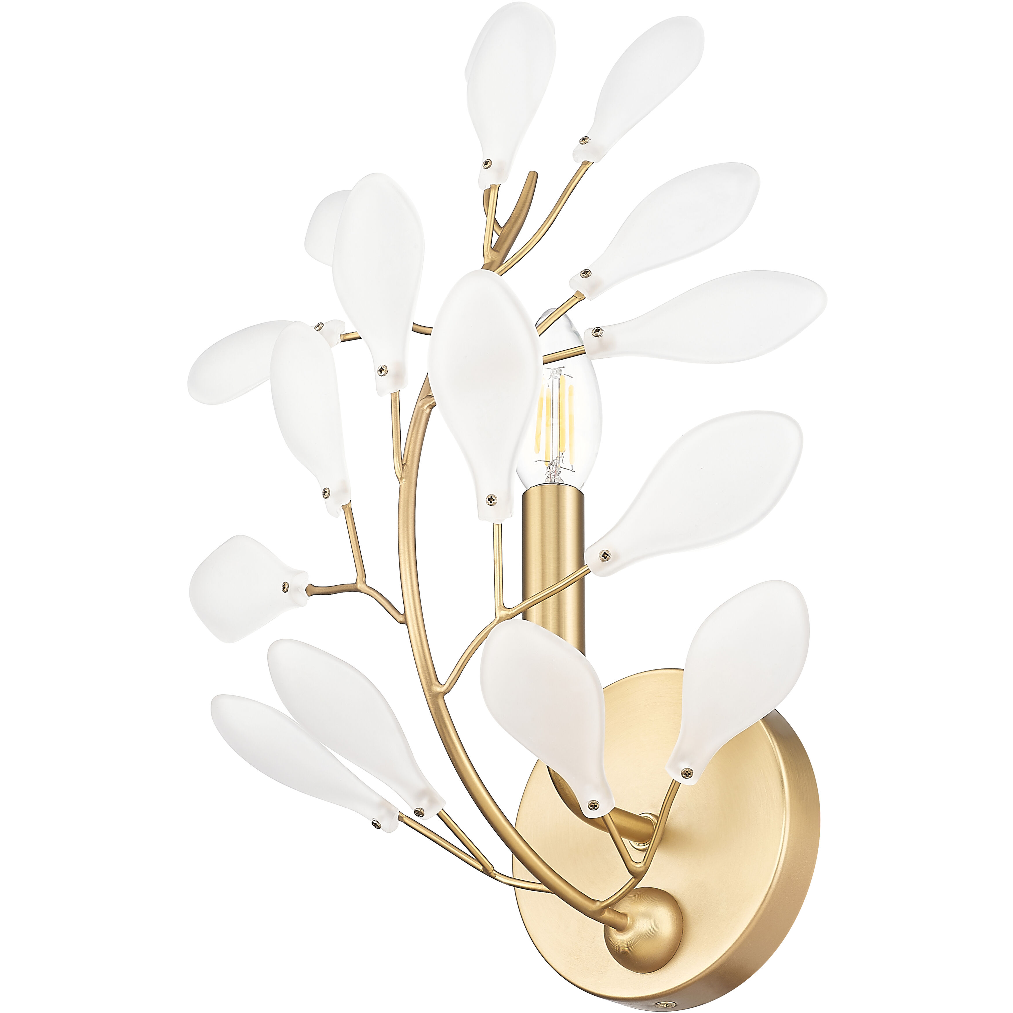 Claudine 1 Light 10 inch Modern Gold Wall Sconce Wall Light