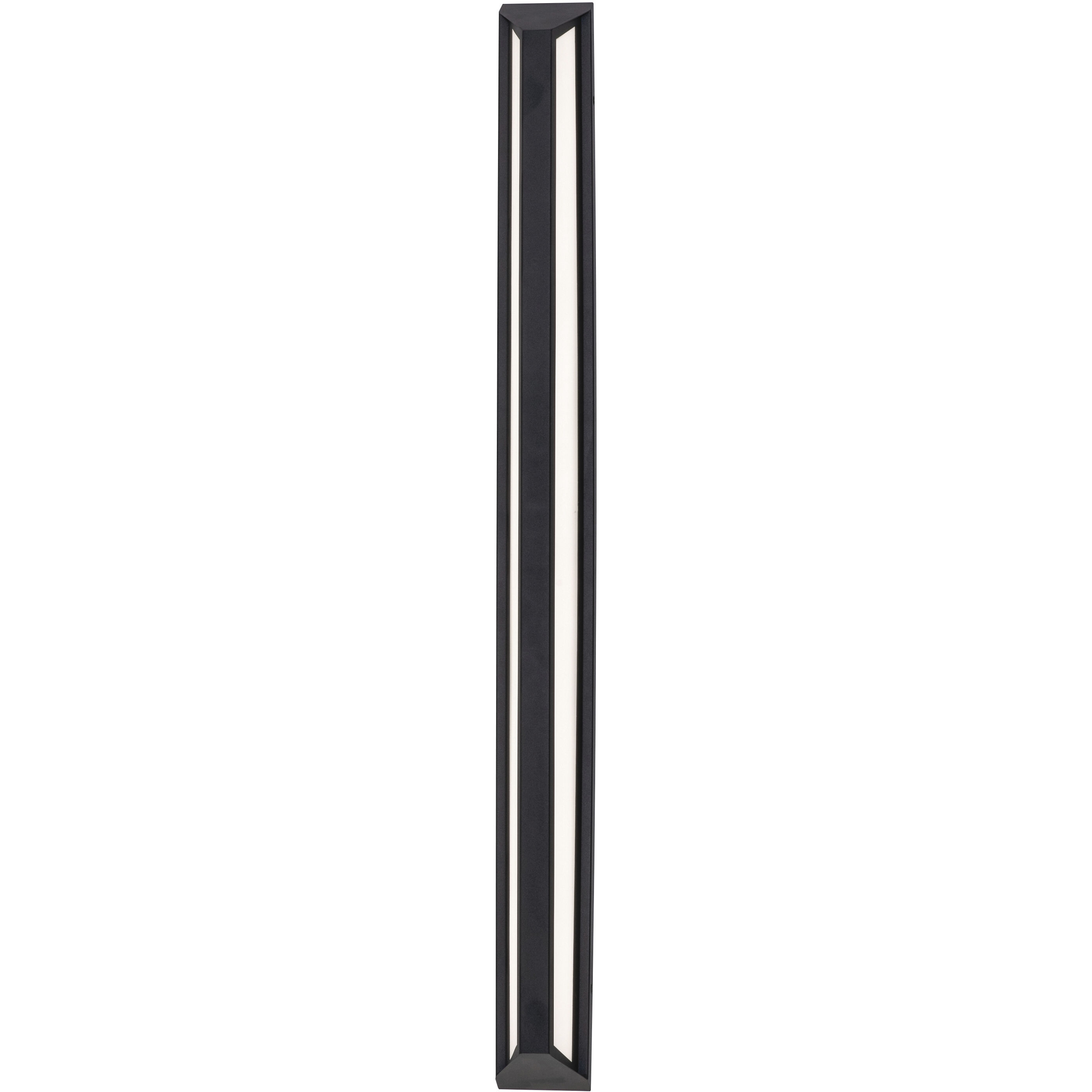 Fulton LED 48 inch Black Outdoor Sconce