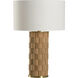 Loire 23 inch 60.00 watt Brown and Gold Table Lamp Portable Light