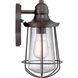 Marine 1 Light 12 inch Western Bronze Outdoor Wall Lantern