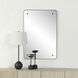 Aine 36 X 24 inch Matte Black Wall Mirror