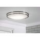 Carlisle LED 24 inch Satin Nickel Flush Mount Ceiling Light