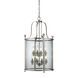 Wyndham 8 Light 18 inch Brushed Nickel Chandelier Ceiling Light