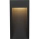 Taper LED 10 inch Sand Black Outdoor Wall Sconce