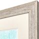 Swim Lesson Blue and Green and Multi and Beige Framed Art, Propac
