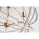 Ava 34 inch Gold Chandelier Ceiling Light