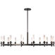 Windsor 16 Light 60.9 inch Oil Rubbed Bronze Chandelier Ceiling Light in Frosted