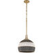Zanzibar Pendant Ceiling Light in Soft Gold