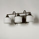 Bisque 3 Light 24 inch Oil Rubbed Bronze Bath Vanity Wall Light