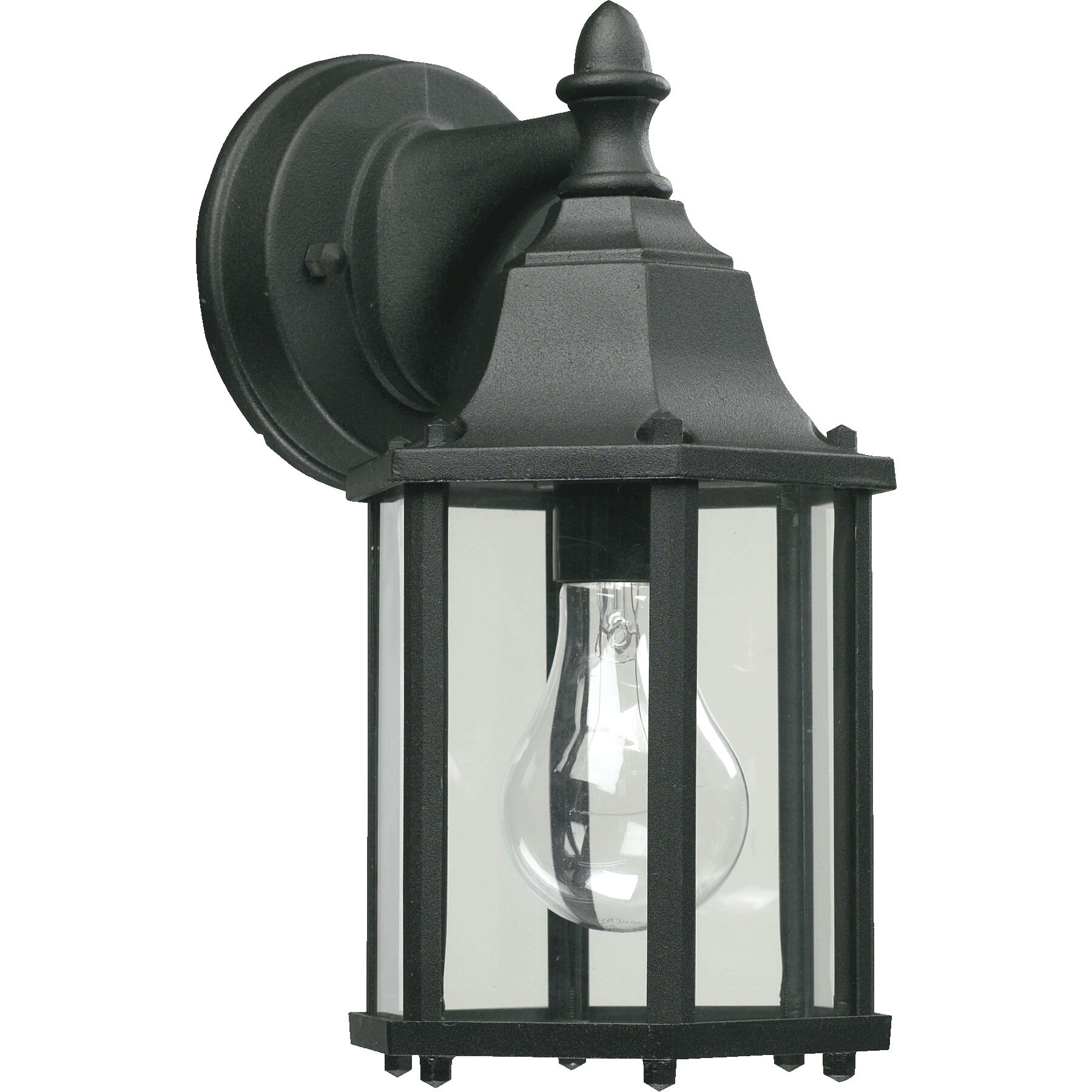 Fort Worth 1 Light 10.5 inch Black Outdoor Wall Lantern