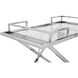 Moetini Silver Cart, Bar Cart