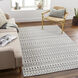 Lyna 34 X 24 inch Light Grey Rug, Rectangle
