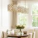 Windsor 4 Light 18 inch French Gold and Matte Black Pendant Ceiling Light