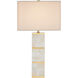 Casey 29.75 inch 150 watt Natural and Brass Table Lamp Portable Light