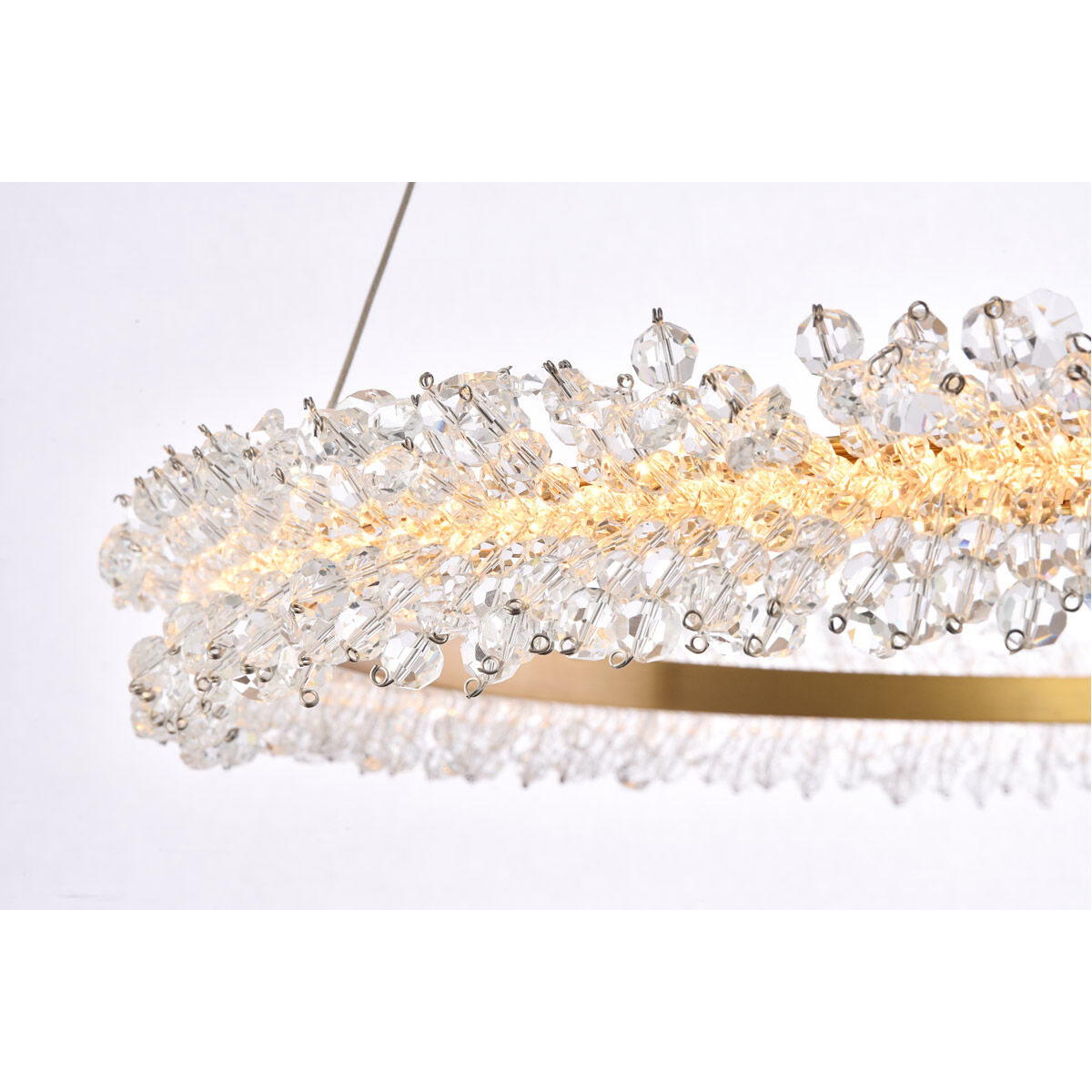 Laurel 34 inch Gold Pendant Ceiling Light