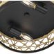 Chandra 2 Light 12 inch Matte Black Flushmount Ceiling Light, Design Series