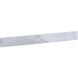 Backsplash 36 X 1 X 4 inch Carrara White Bathroom Vanity Backsplash