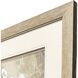 Elegance Unfolded Blue and Beige and Green and Pink Framed Art