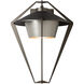 Stellar 1 Light 18.5 inch Coastal Oil Rubbed Bronze/Coastal Burnished Steel Outdoor Sconce, Small