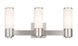 Weston 3 Light 22 inch Brushed Nickel ADA ADA Wall Sconce/ Bath Vanity Wall Light
