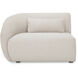 Amelia White Sofa, Left