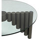 Organum 36 X 36 inch Gun Metal Coffee Table