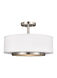Nance 2 Light 16.25 inch Brushed Nickel Convertible Pendant Semi-Flush Ceiling Light