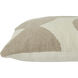 Ferla 20 inch Beige and Off-White Indoor Pillow
